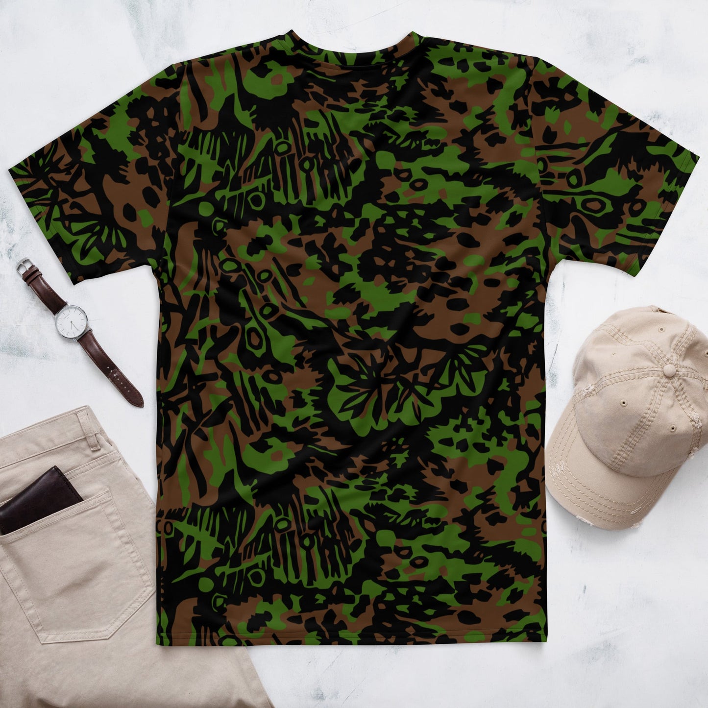 German Palm Tree Palmenmuster Spring CAMO Mens t-shirt - T-Shirts