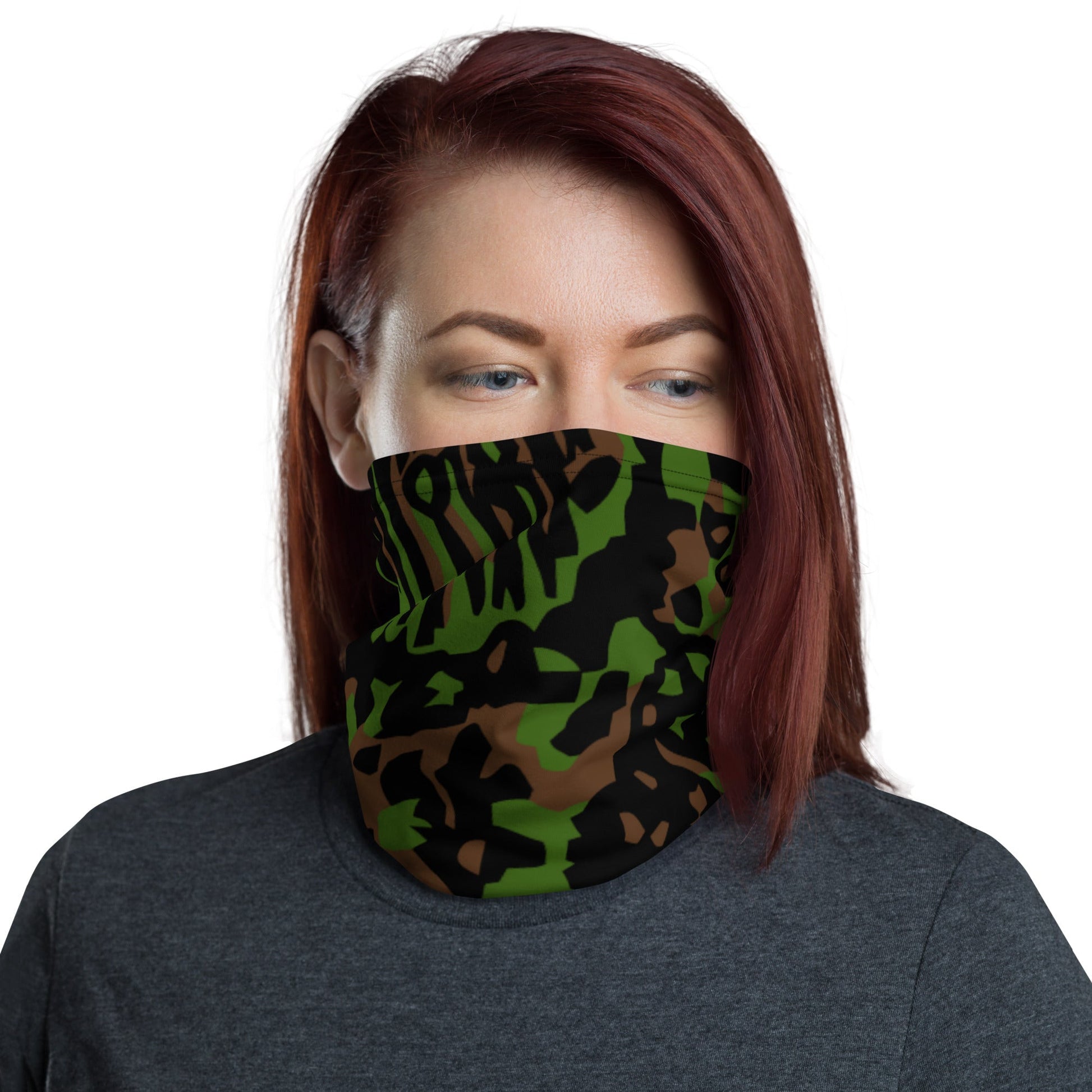 German Palm Tree Palmenmuster Spring CAMO Neck Gaiter Gaiters