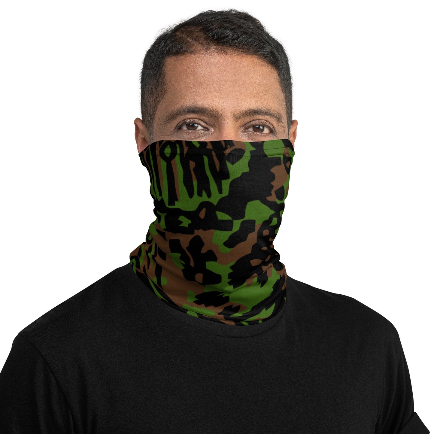 German Palm Tree Palmenmuster Spring CAMO Neck Gaiter Gaiters