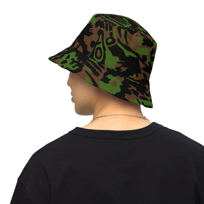 German Palm Tree Palmenmuster Spring CAMO Reversible bucket hat - Bucket Hats