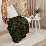 Palm Tree Palmenmuster Spring CAMO Sherpa Blanket