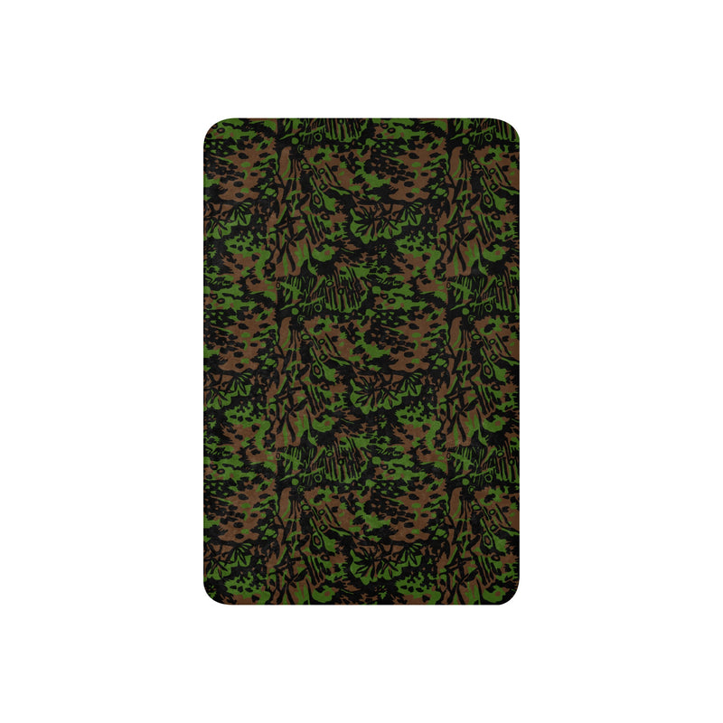 Palm Tree Palmenmuster Spring CAMO Sherpa Blanket