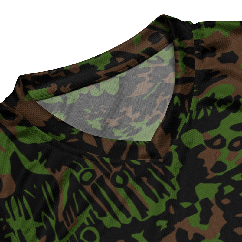 Palm Tree Palmenmuster Spring CAMO Unisex Basketball Jersey