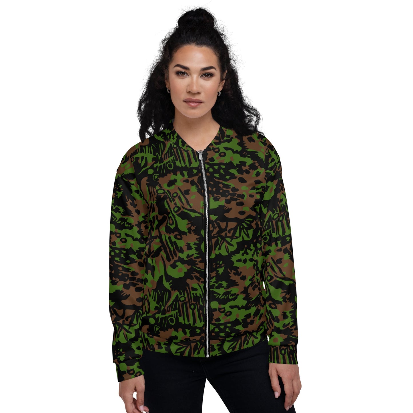 German Palm Tree Palmenmuster Spring CAMO Unisex Bomber Jacket - Jackets