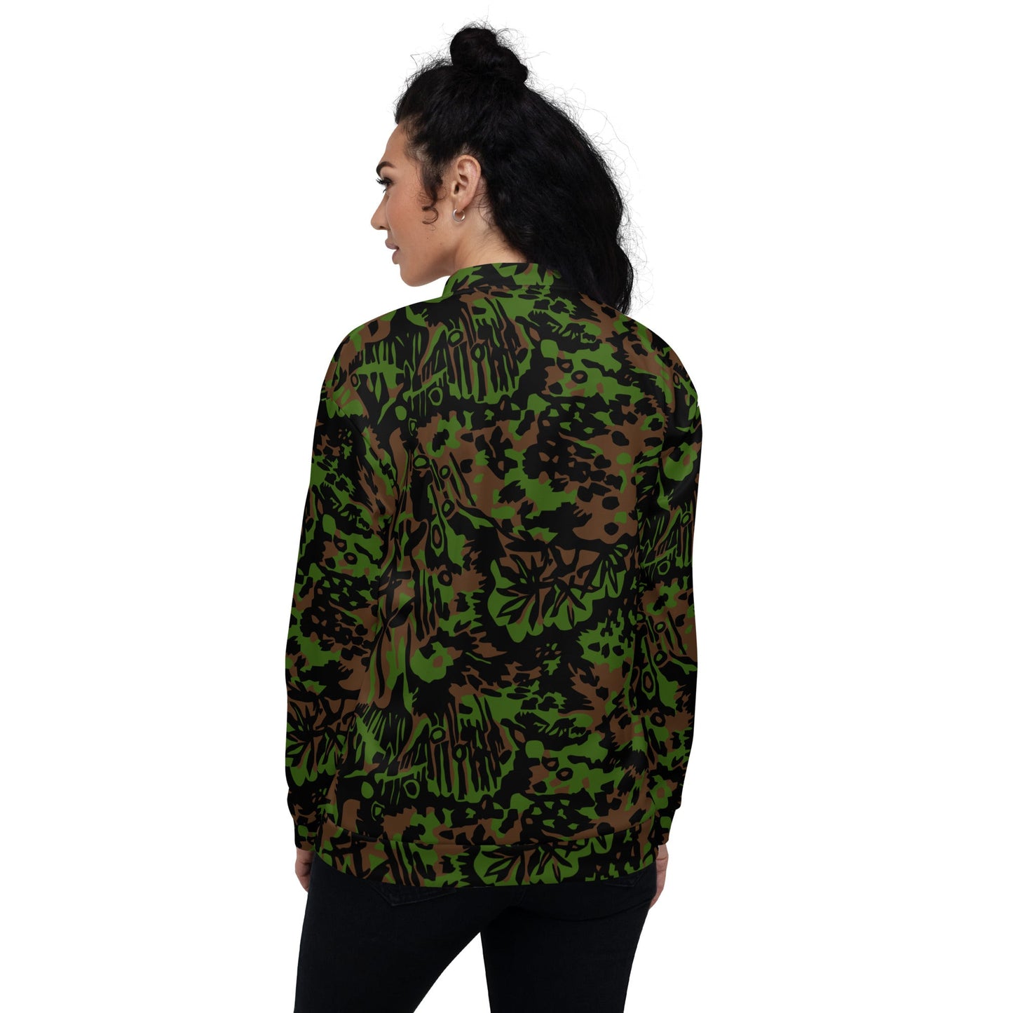 German Palm Tree Palmenmuster Spring CAMO Unisex Bomber Jacket - Jackets