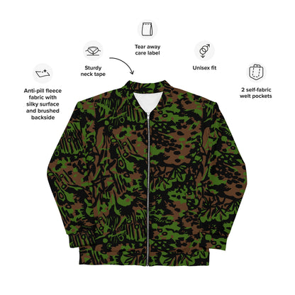 German Palm Tree Palmenmuster Spring CAMO Unisex Bomber Jacket - Jackets