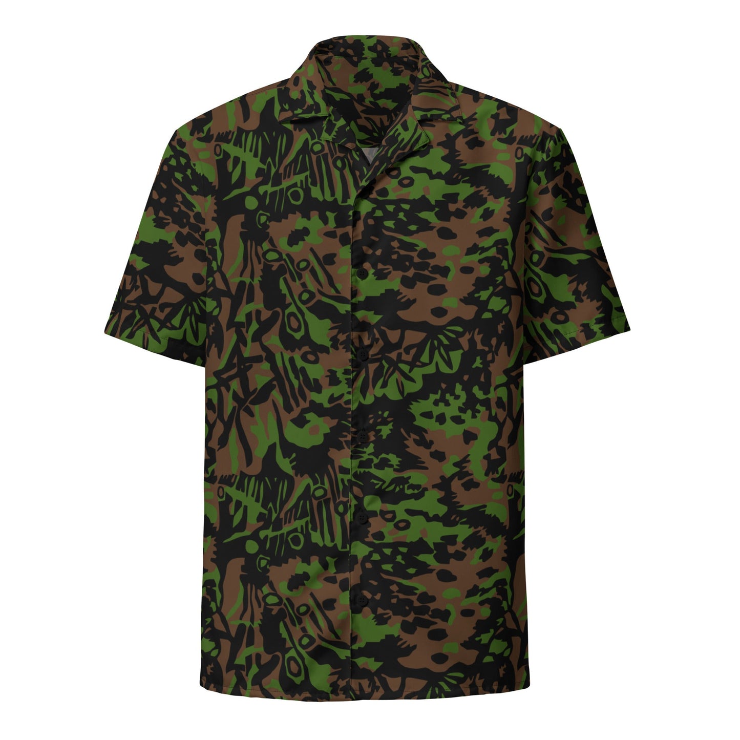 German Palm Tree Palmenmuster Spring CAMO Unisex button shirt - Button Shirts