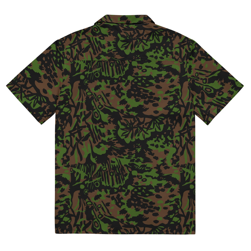 Palm Tree Palmenmuster Spring CAMO Unisex Short-Sleeve Button Shirt - Button-Up