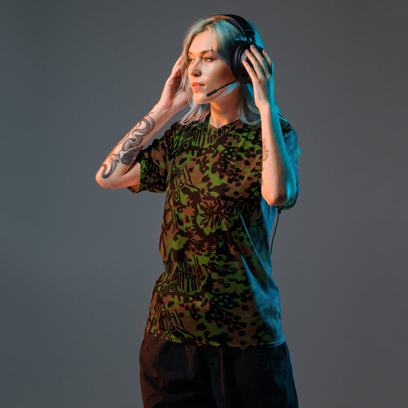 Palm Tree Palmenmuster Spring CAMO Unisex Sports Jersey
