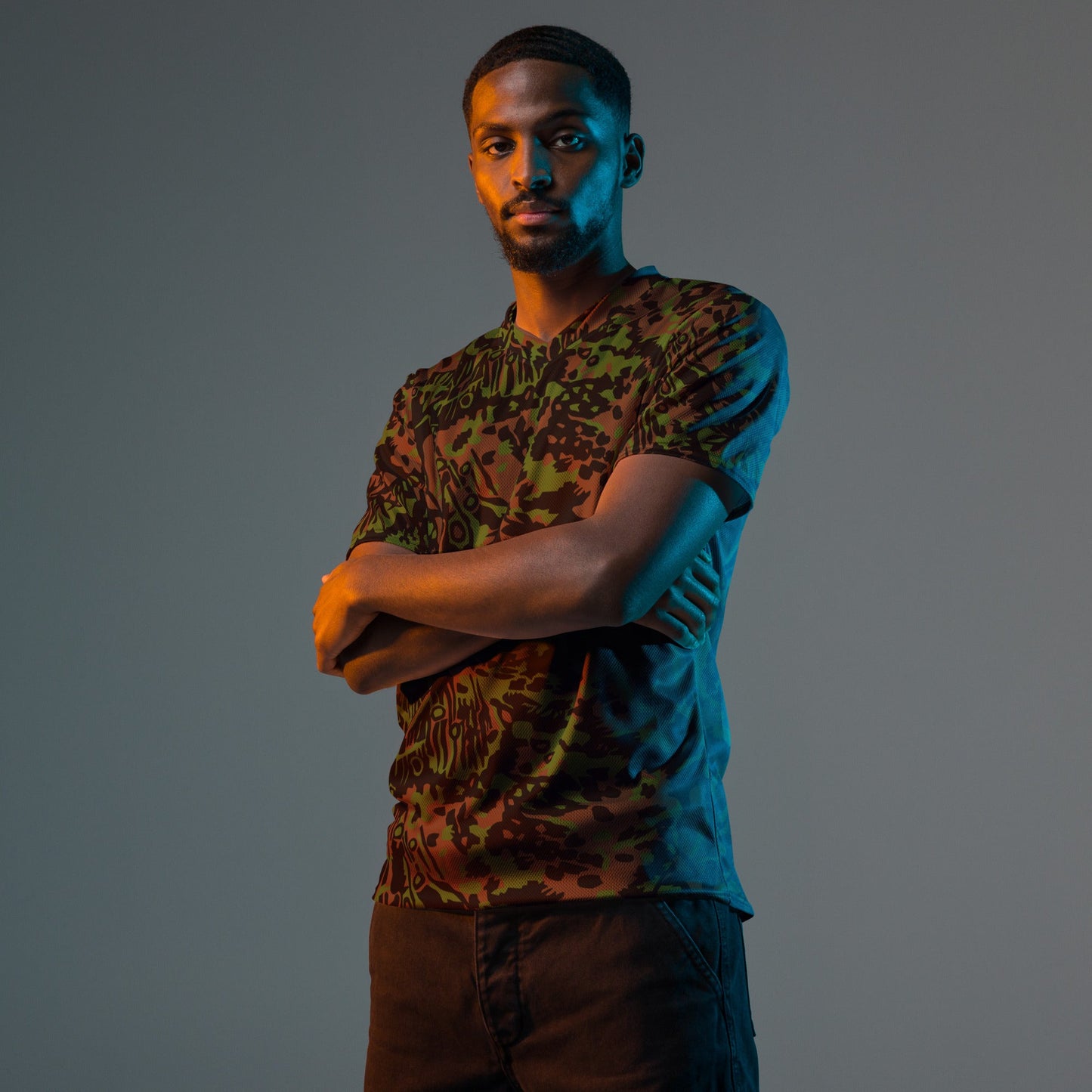 German Palm Tree Palmenmuster Spring CAMO unisex sports jersey - Sports Jerseys