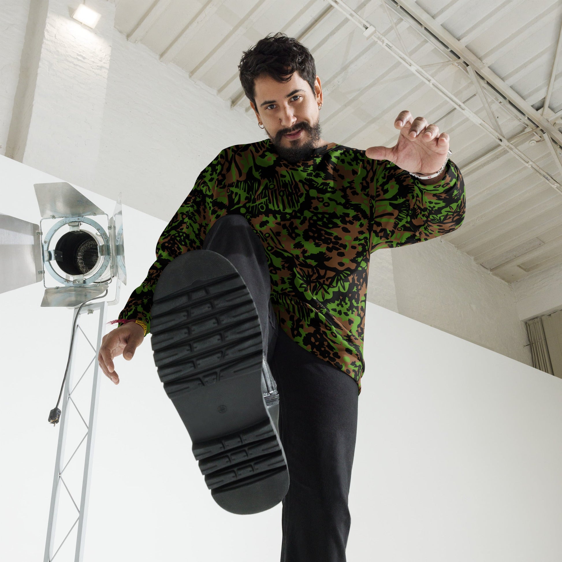 German Palm Tree Palmenmuster Spring CAMO Unisex Sweatshirt Sweatshirts