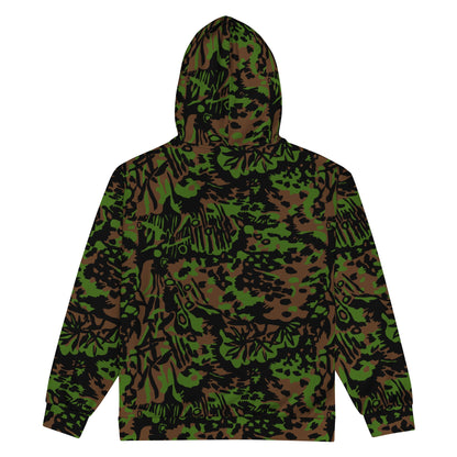 German Palm Tree Palmenmuster Spring CAMO Unisex zip hoodie Zip Hoodies