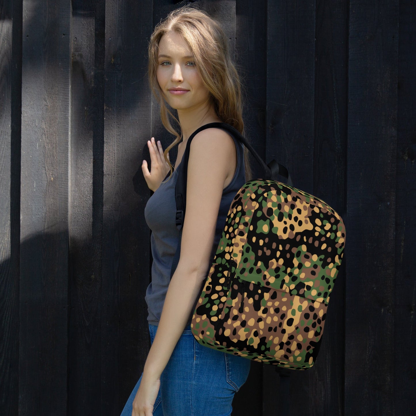 German Pea Dot Erbsenmuster CAMO Backpack