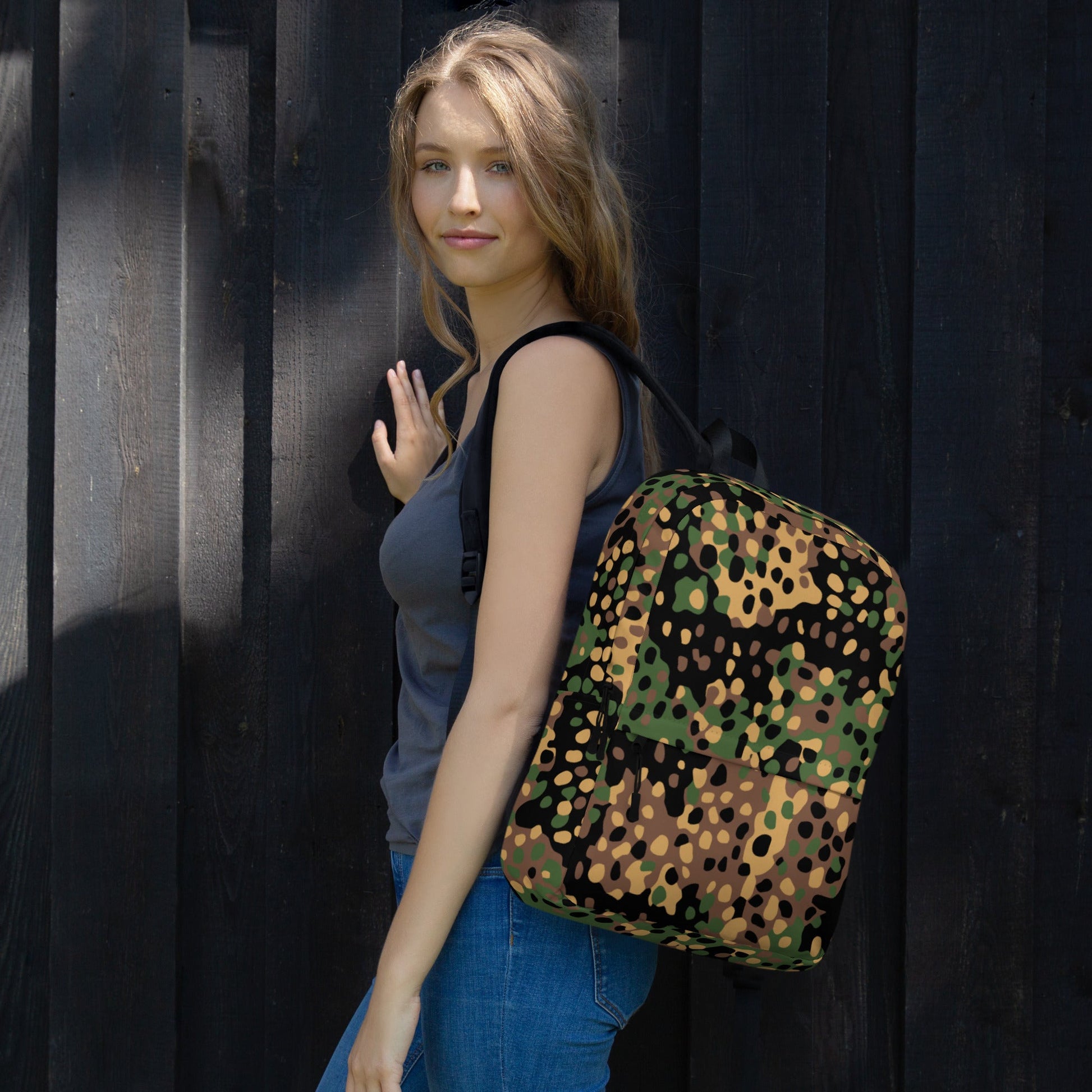 German Pea Dot Erbsenmuster CAMO Backpack