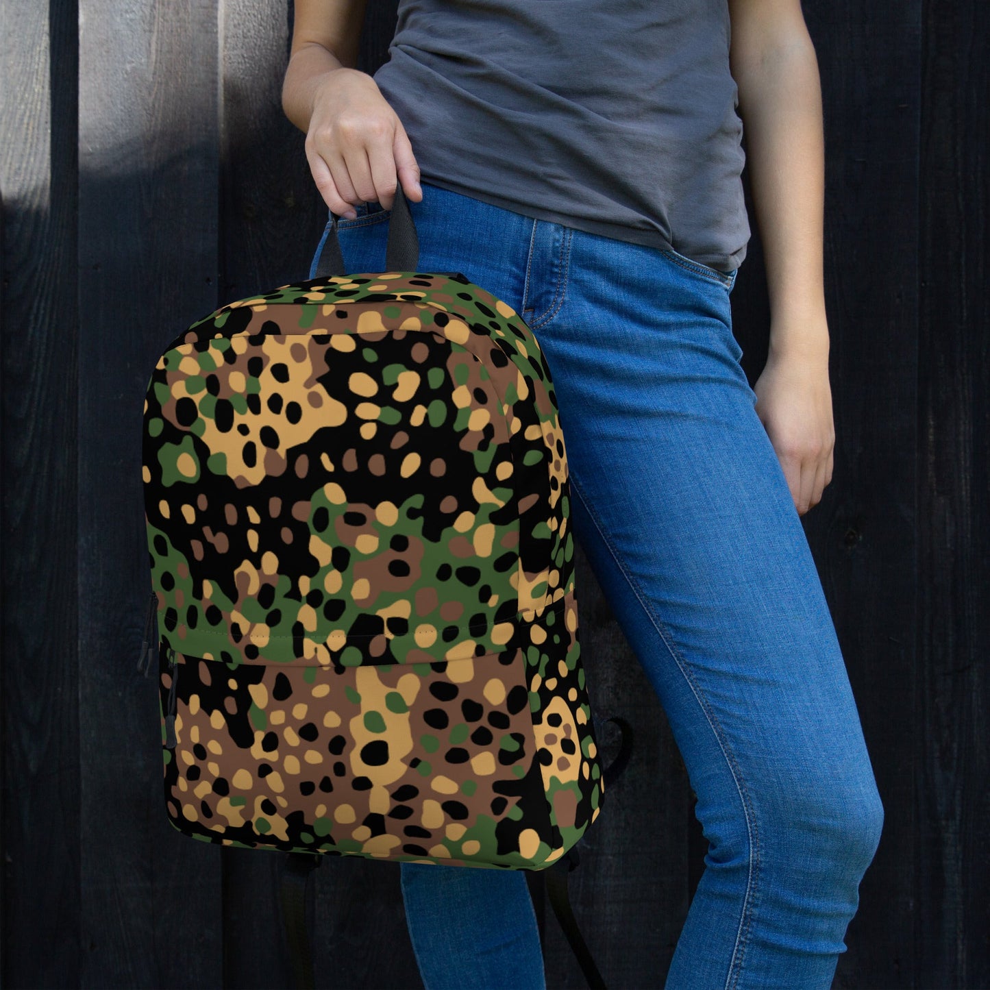 German Pea Dot Erbsenmuster CAMO Backpack