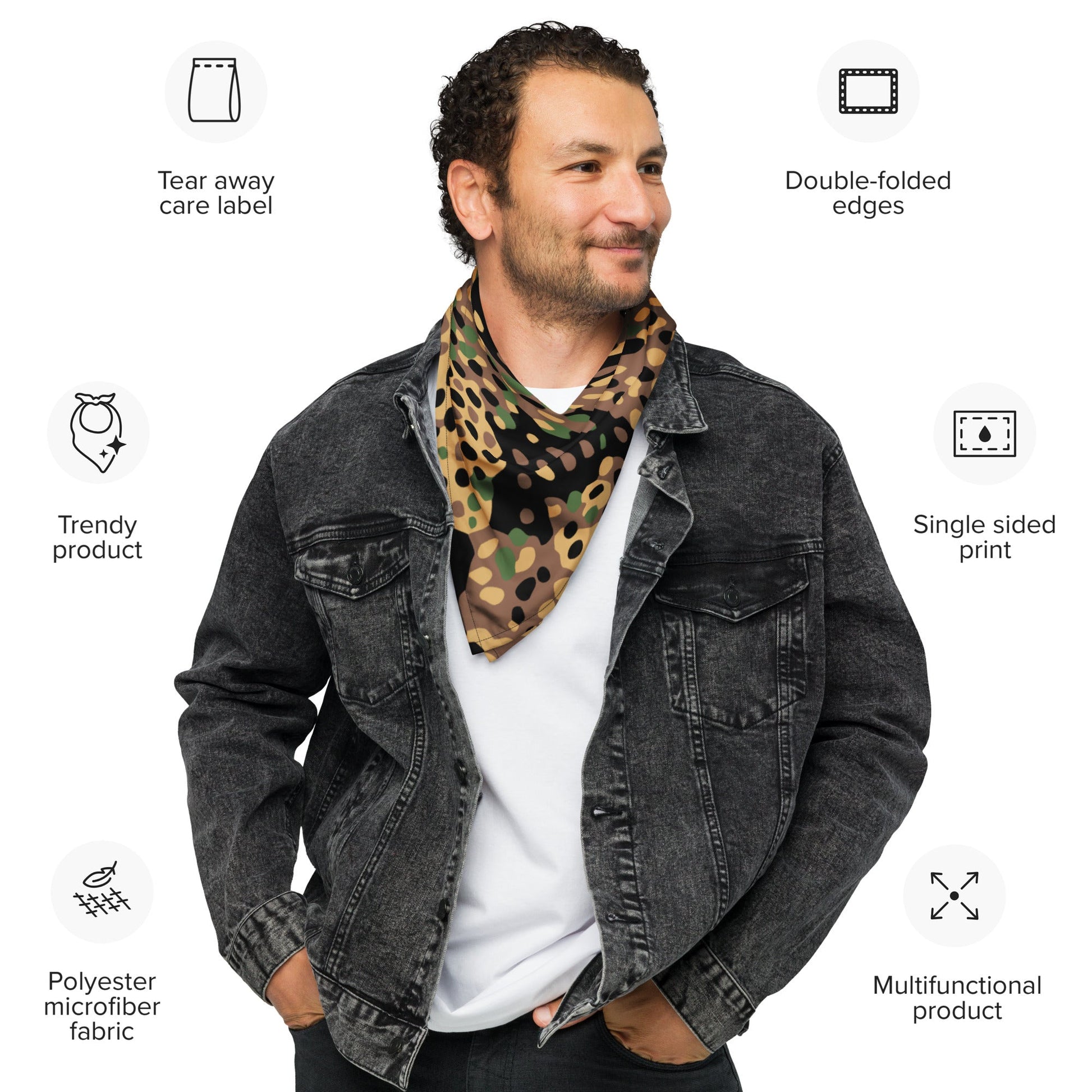 German Pea Dot Erbsenmuster CAMO bandana Bandanas