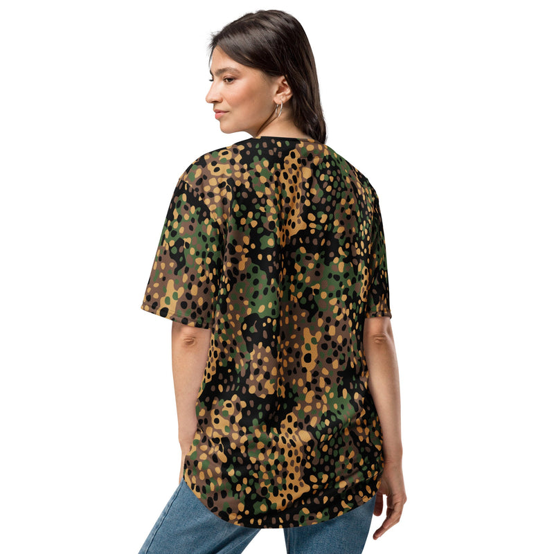 Pea Dot Erbsenmuster CAMO Unisex Baseball Jersey