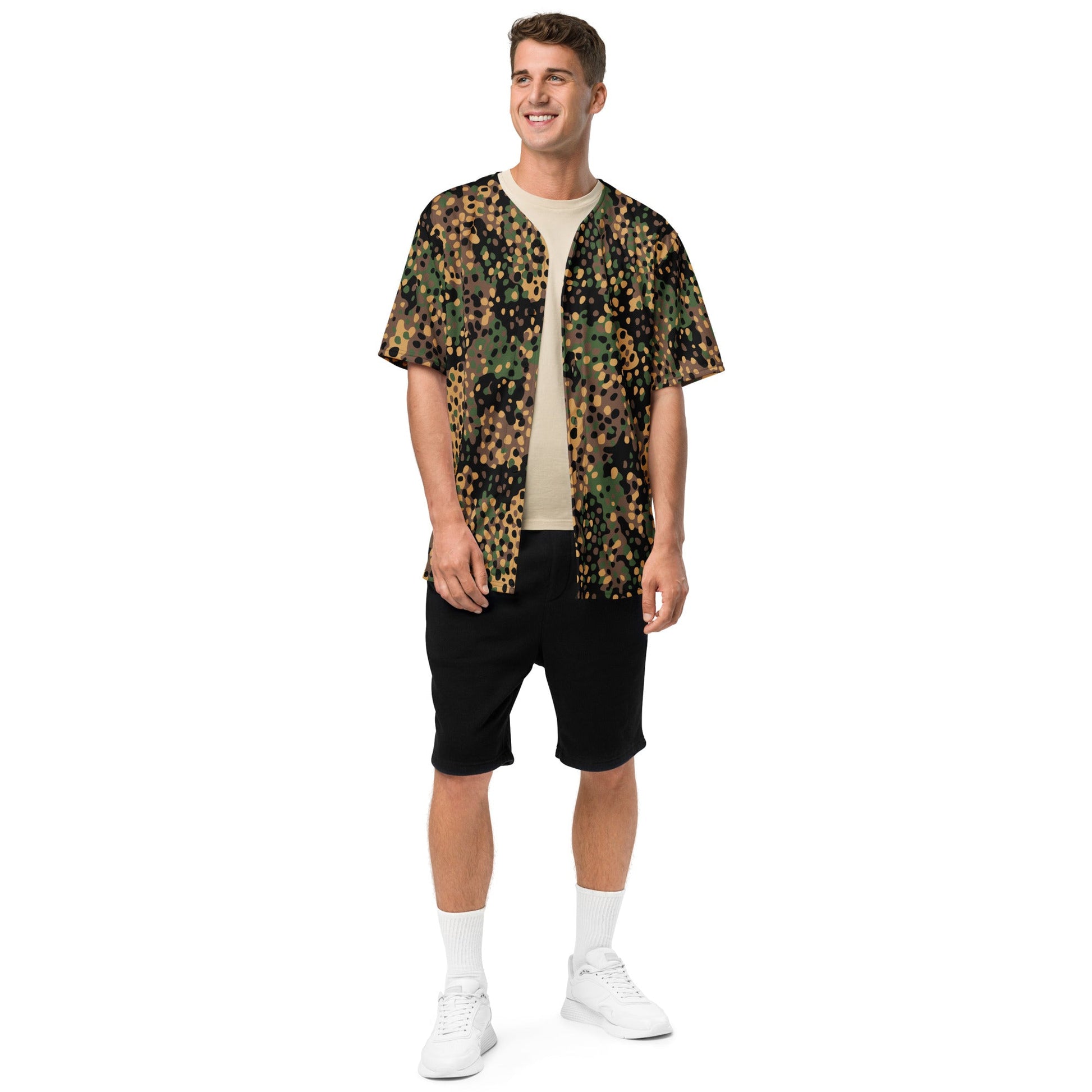 German Pea Dot Erbsenmuster CAMO baseball jersey - Baseball Jerseys
