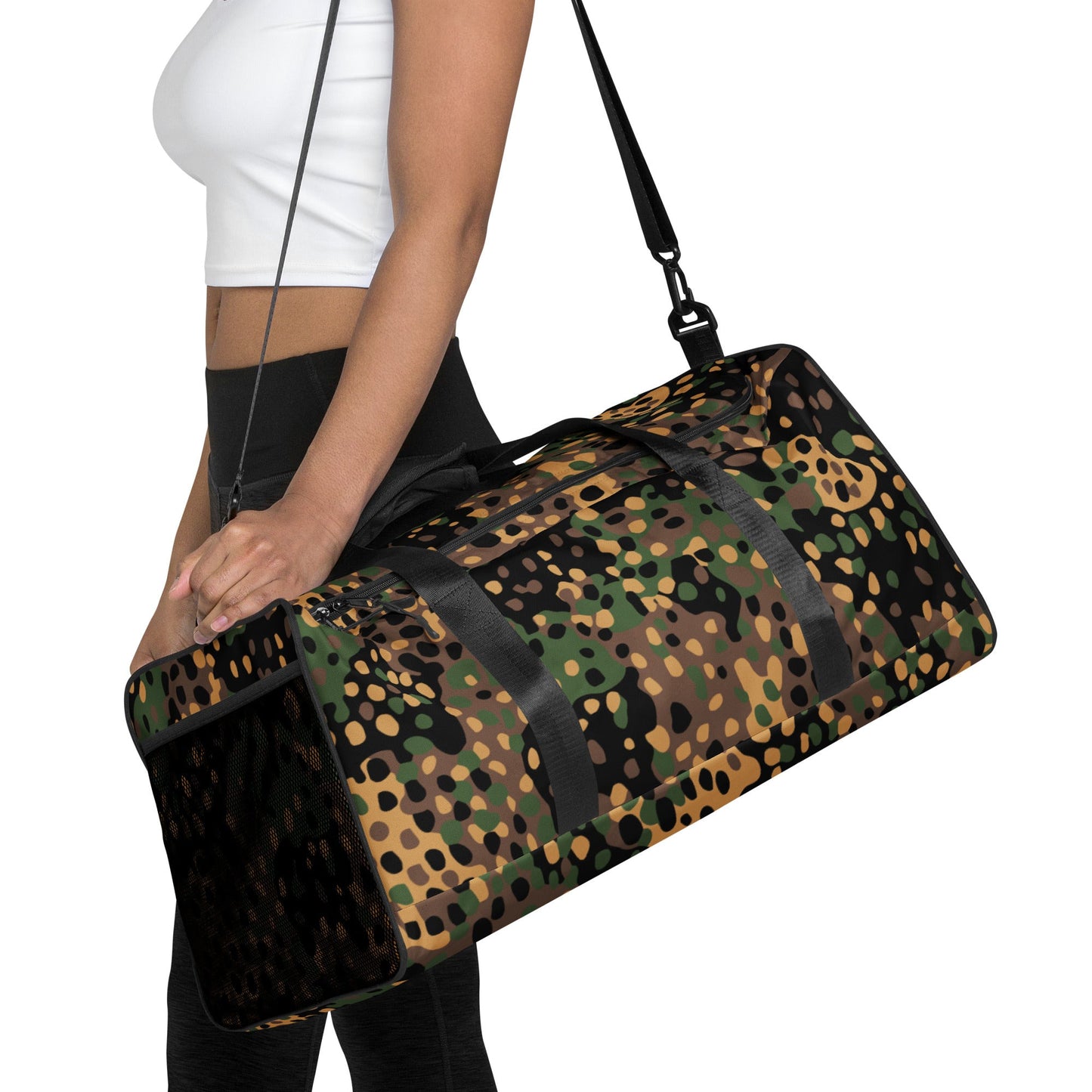 German Pea Dot Erbsenmuster CAMO Duffle Bag