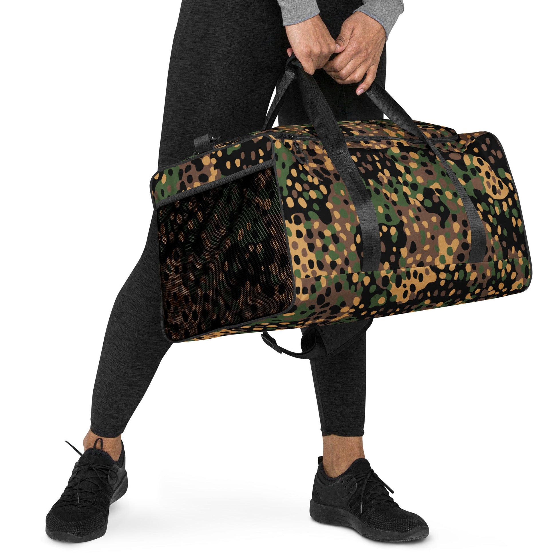 German Pea Dot Erbsenmuster CAMO Duffle Bag