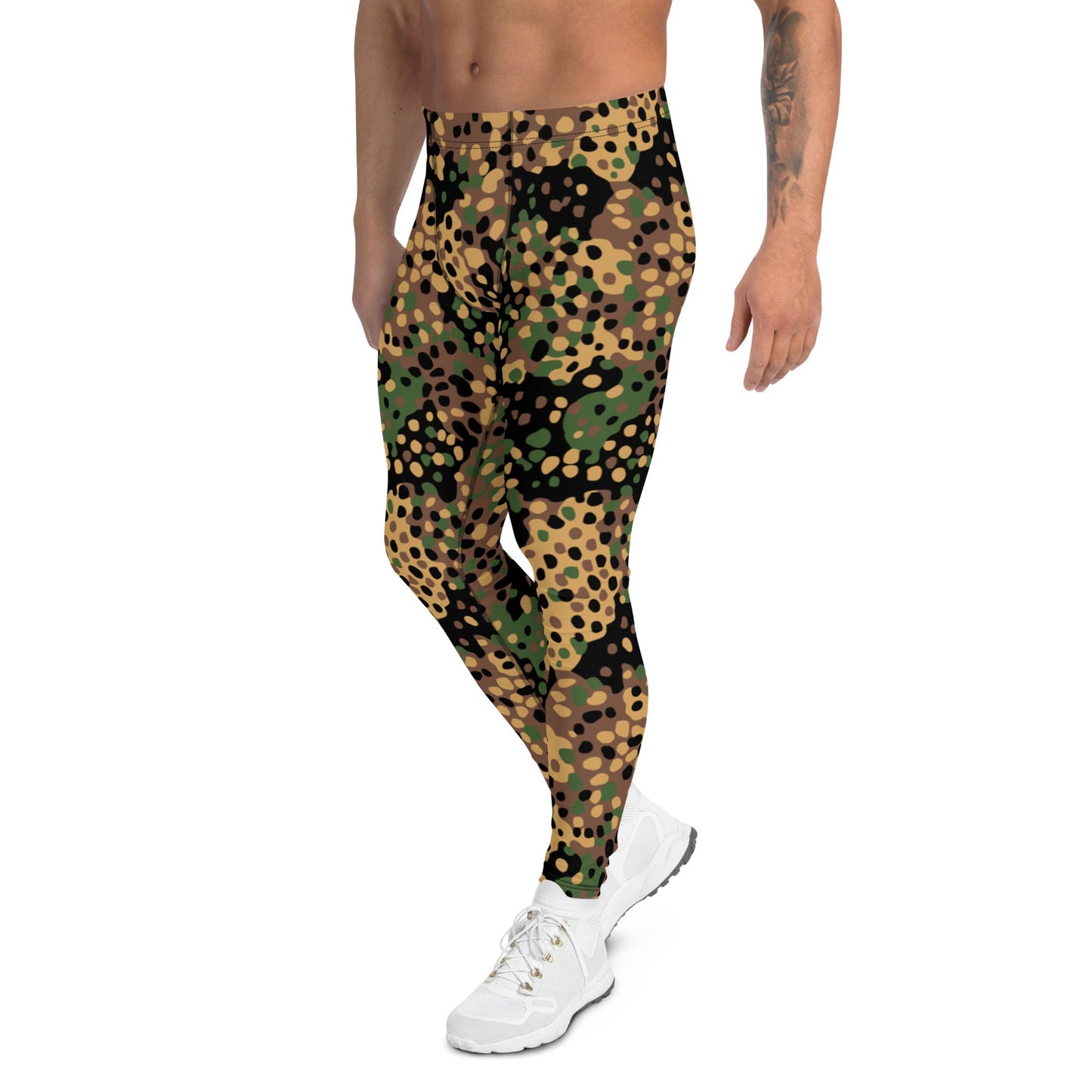 German Pea Dot Erbsenmuster CAMO Mens Leggings