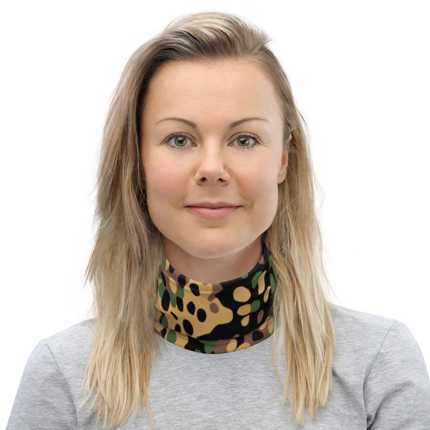 German Pea Dot Erbsenmuster CAMO Neck Gaiter Gaiters