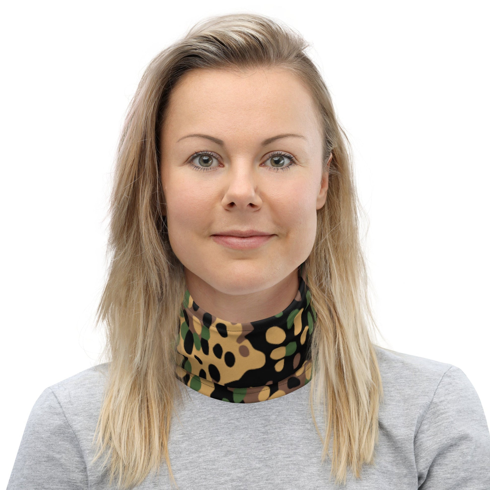 German Pea Dot Erbsenmuster CAMO Neck Gaiter Gaiters