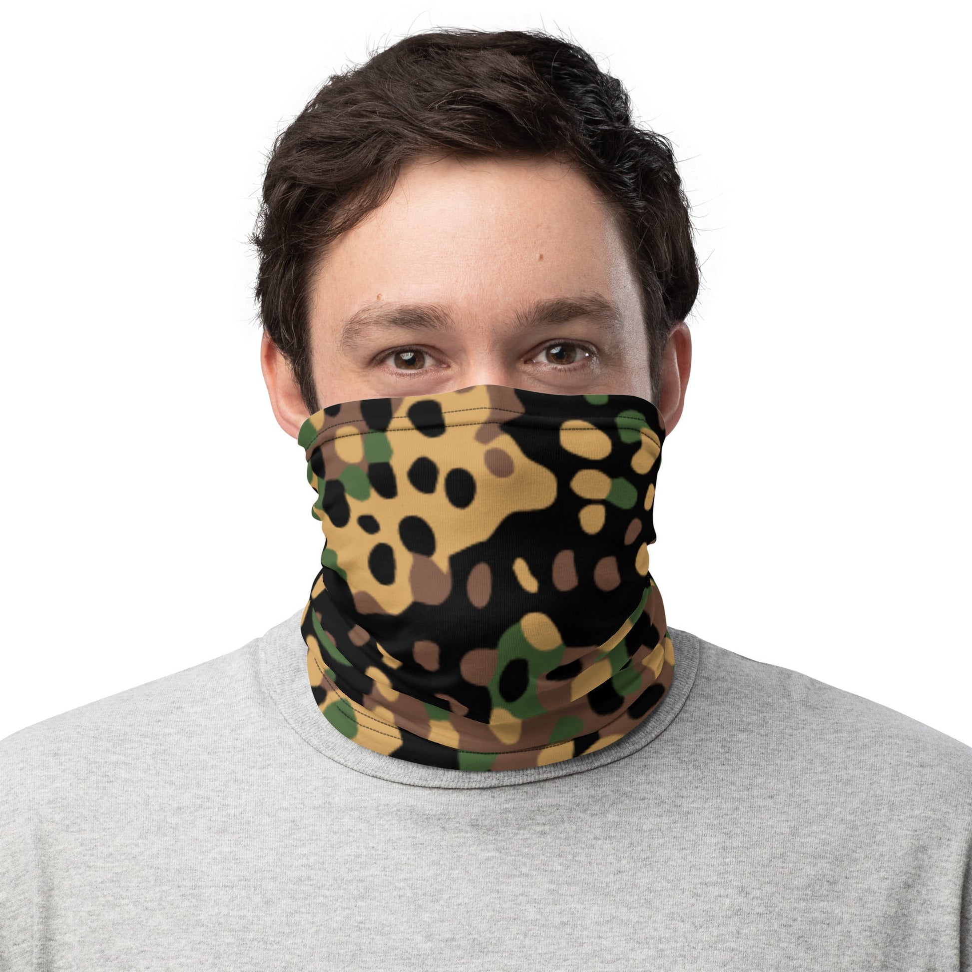 German Pea Dot Erbsenmuster CAMO Neck Gaiter Gaiters