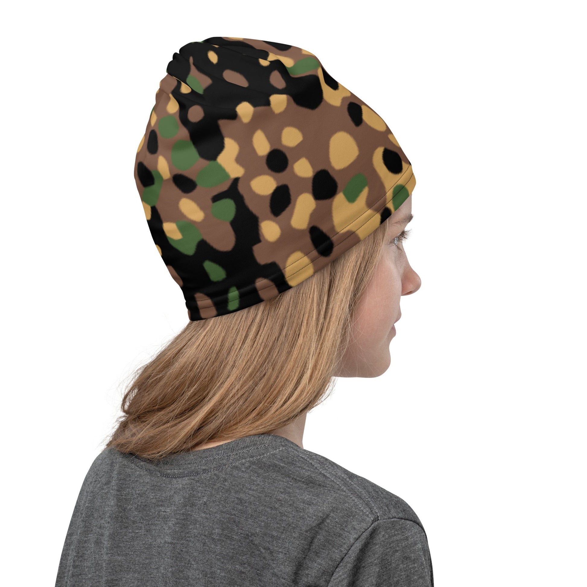 German Pea Dot Erbsenmuster CAMO Neck Gaiter Gaiters
