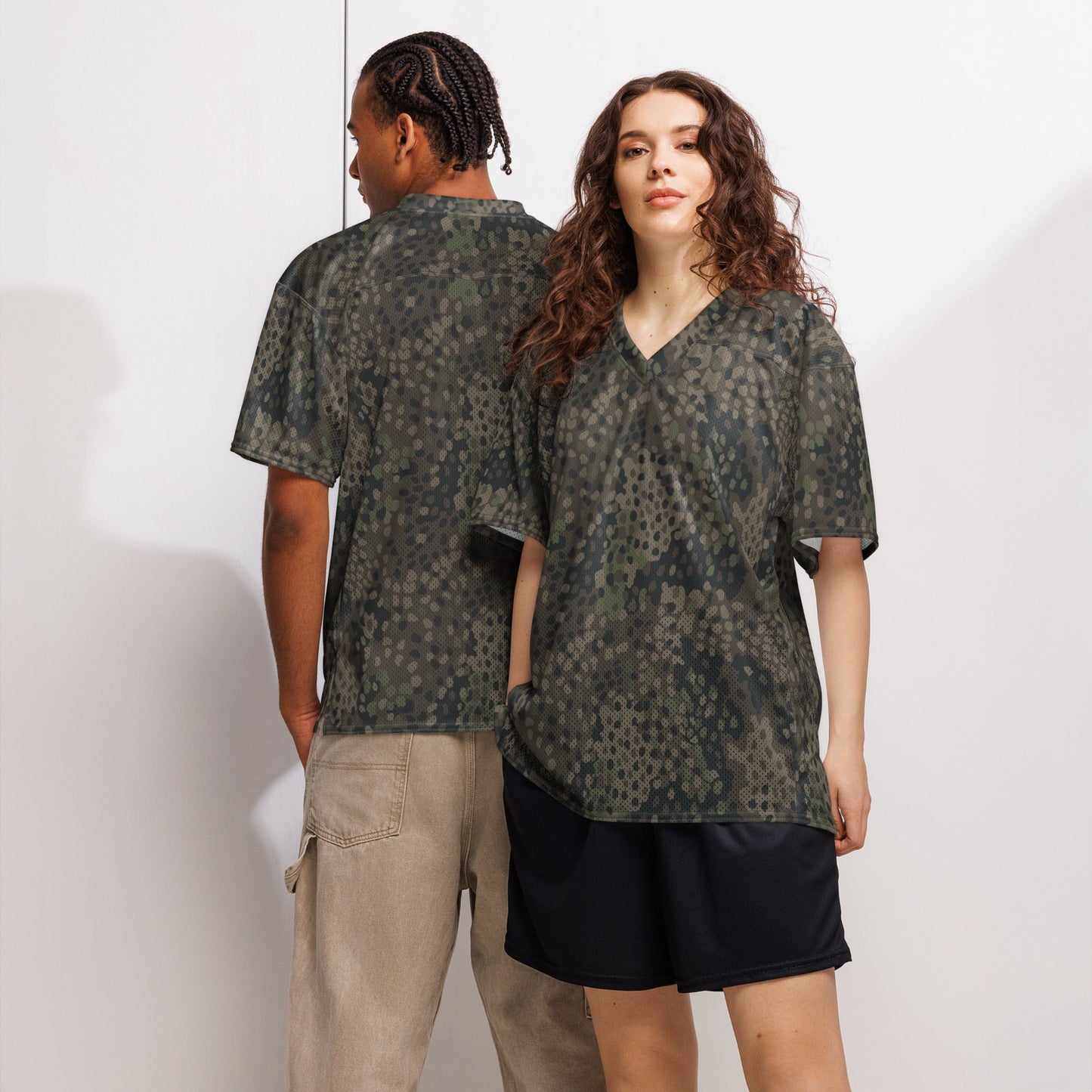 German Pea Dot Erbsenmuster Pattern 44 CAMO American football jersey - Football Jersey