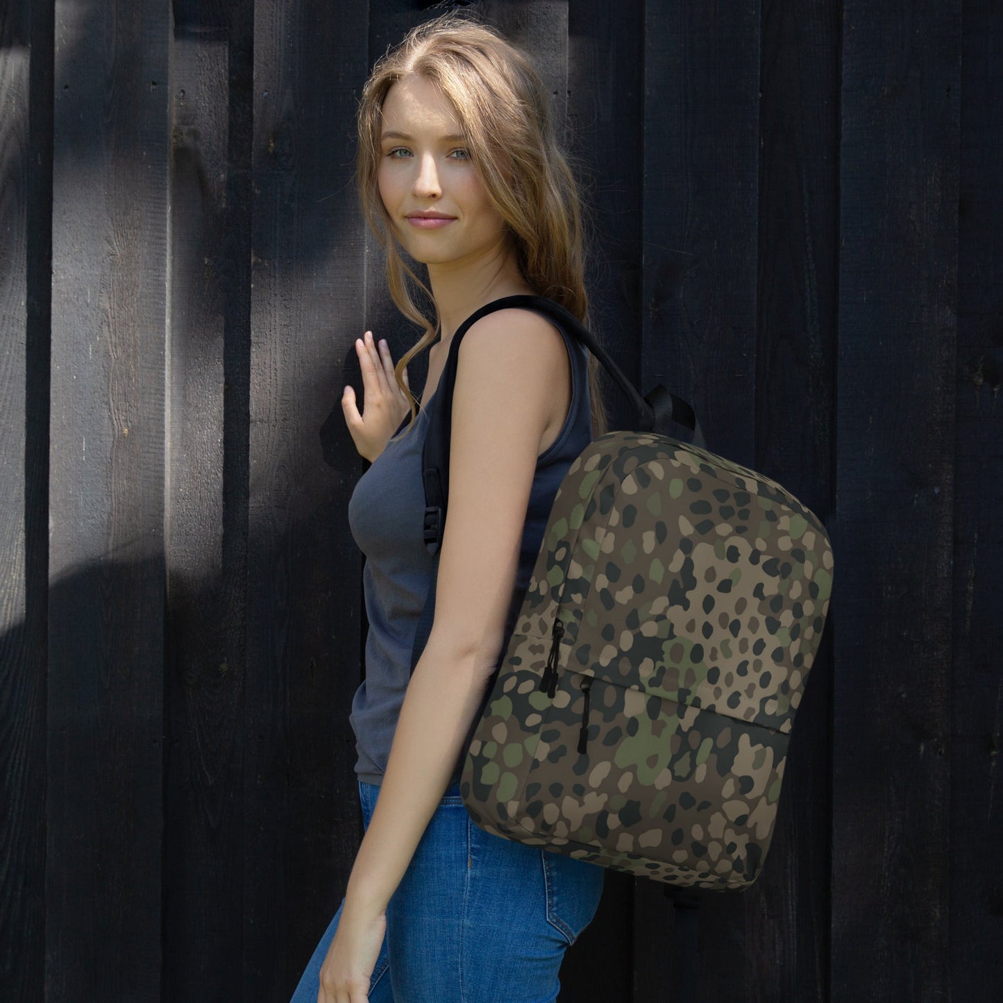 German Pea Dot Erbsenmuster Pattern 44 CAMO Backpack
