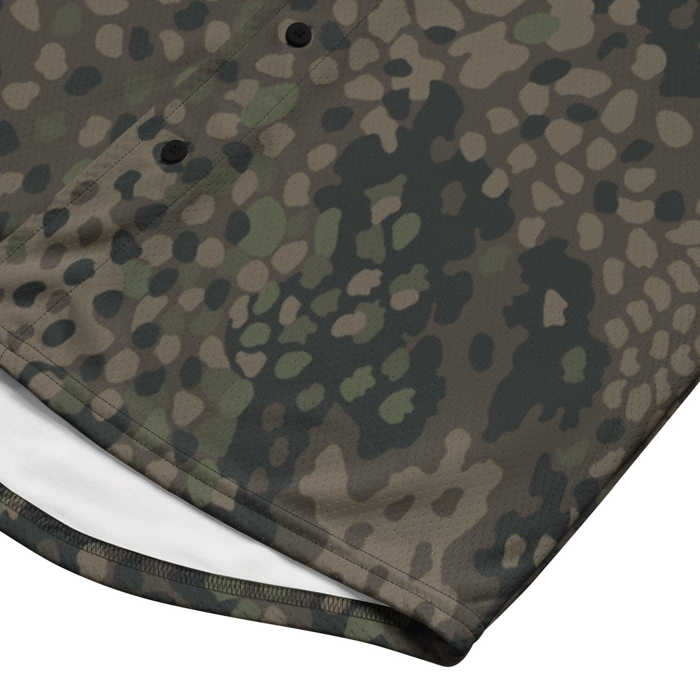 German Pea Dot Erbsenmuster Pattern 44 CAMO baseball jersey - Baseball Jerseys