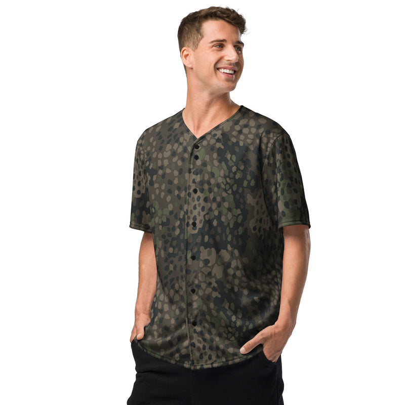 Pea Dot Erbsenmuster Pattern 44 CAMO Unisex Baseball Jersey
