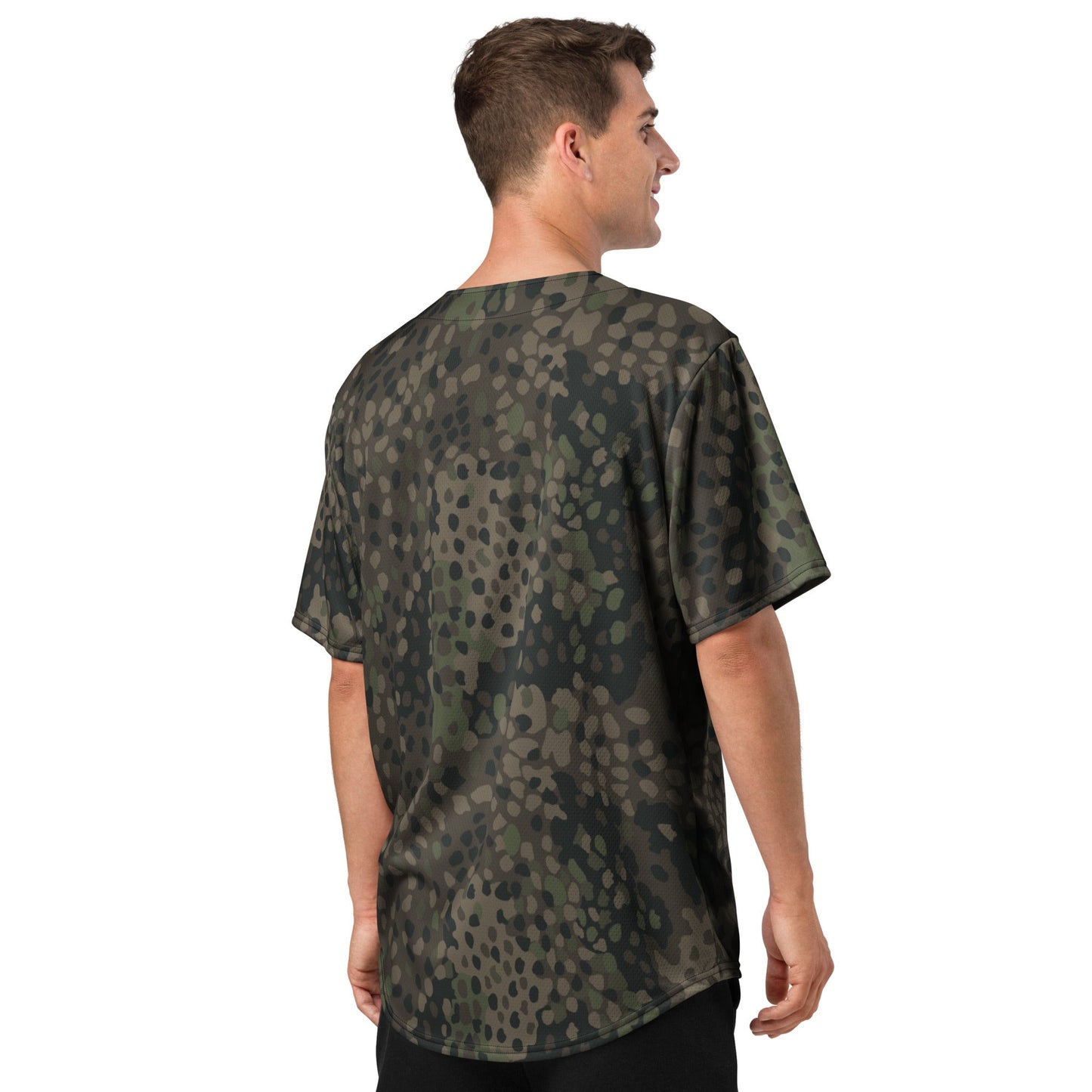 German Pea Dot Erbsenmuster Pattern 44 CAMO baseball jersey - Baseball Jerseys