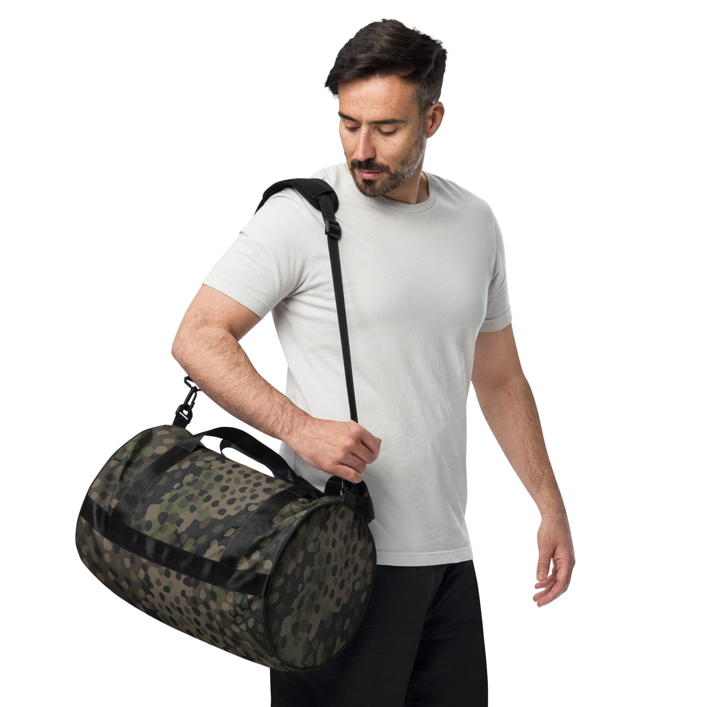 German Pea Dot Erbsenmuster Pattern 44 CAMO gym bag - Gym Bags