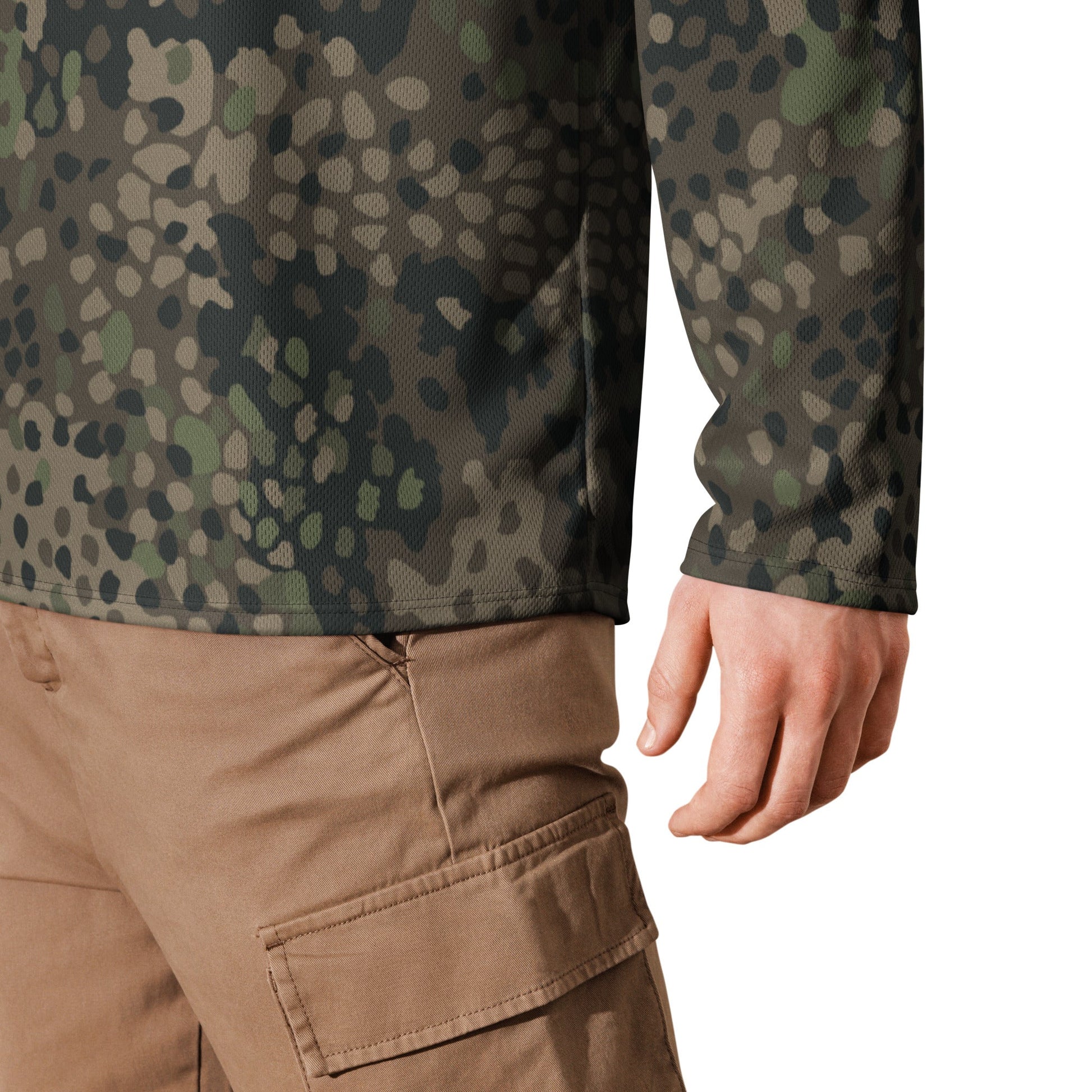 German Pea Dot Erbsenmuster Pattern 44 CAMO hockey fan jersey Hockey Jerseys