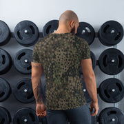 Pea Dot Erbsenmuster Pattern 44 CAMO Mens Athletic T-Shirt - Shirt