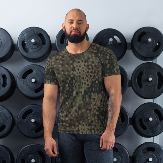 German Pea Dot Erbsenmuster Pattern 44 CAMO Mens Athletic T-shirt - XS - T-Shirts