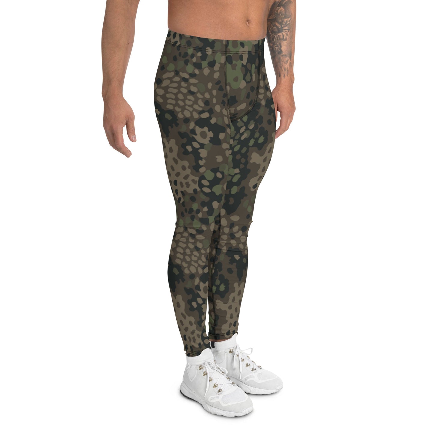 German Pea Dot Erbsenmuster Pattern 44 CAMO Mens Leggings