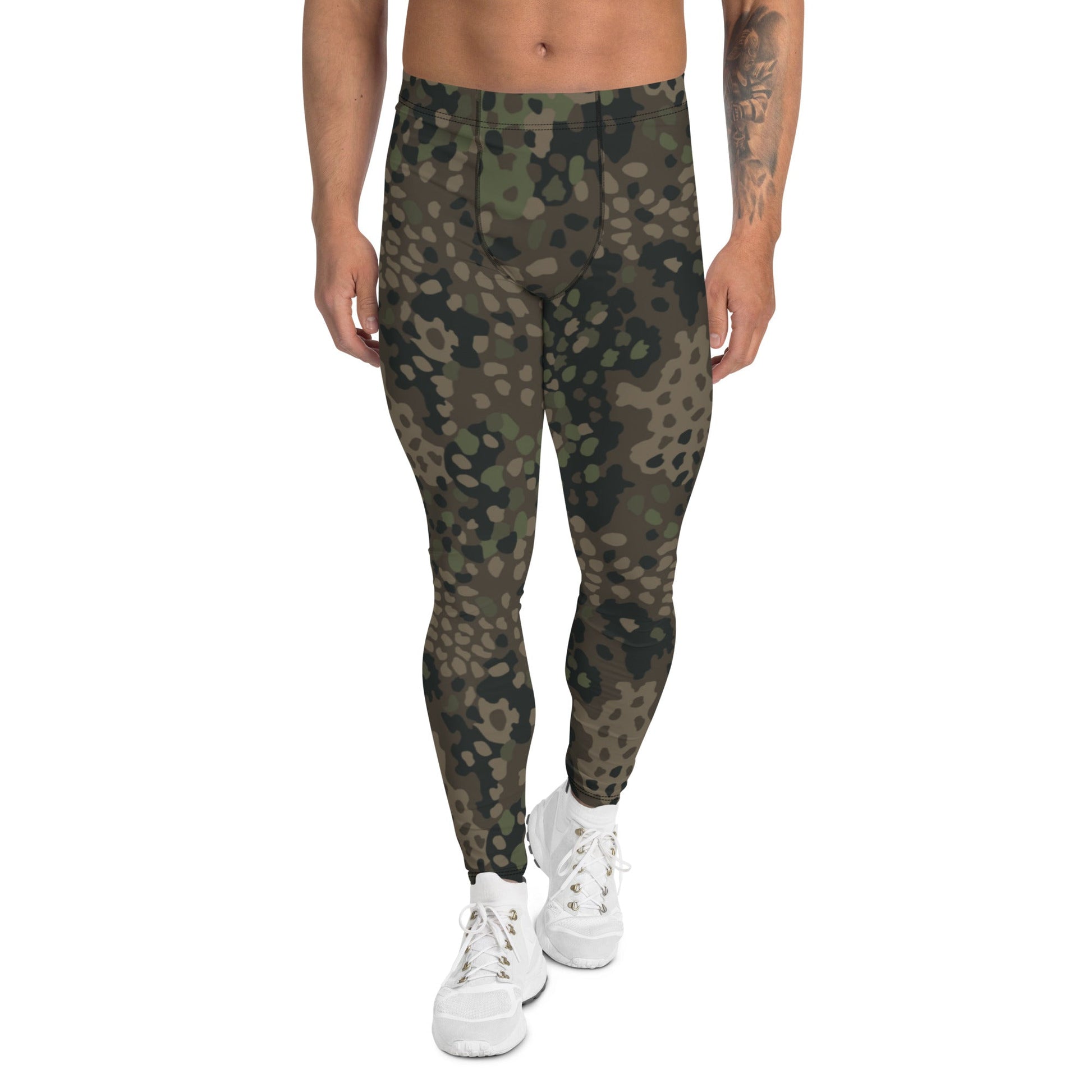 German Pea Dot Erbsenmuster Pattern 44 CAMO Mens Leggings - XS