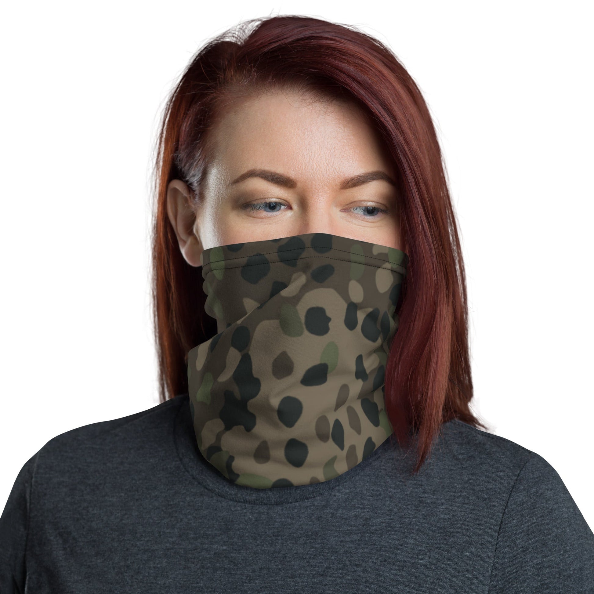 German Pea Dot Erbsenmuster Pattern 44 CAMO Neck Gaiter - Gaiters