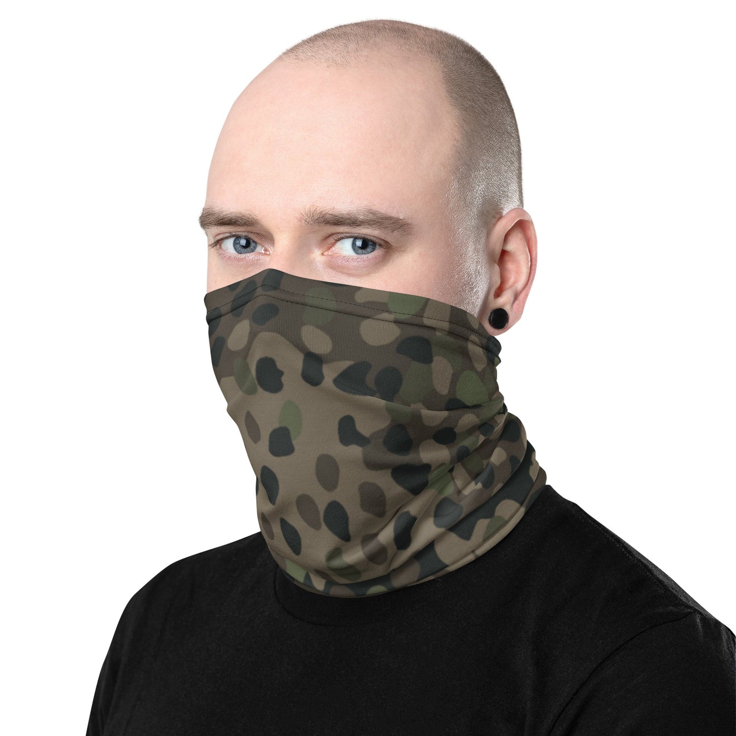German Pea Dot Erbsenmuster Pattern 44 CAMO Neck Gaiter - Gaiters