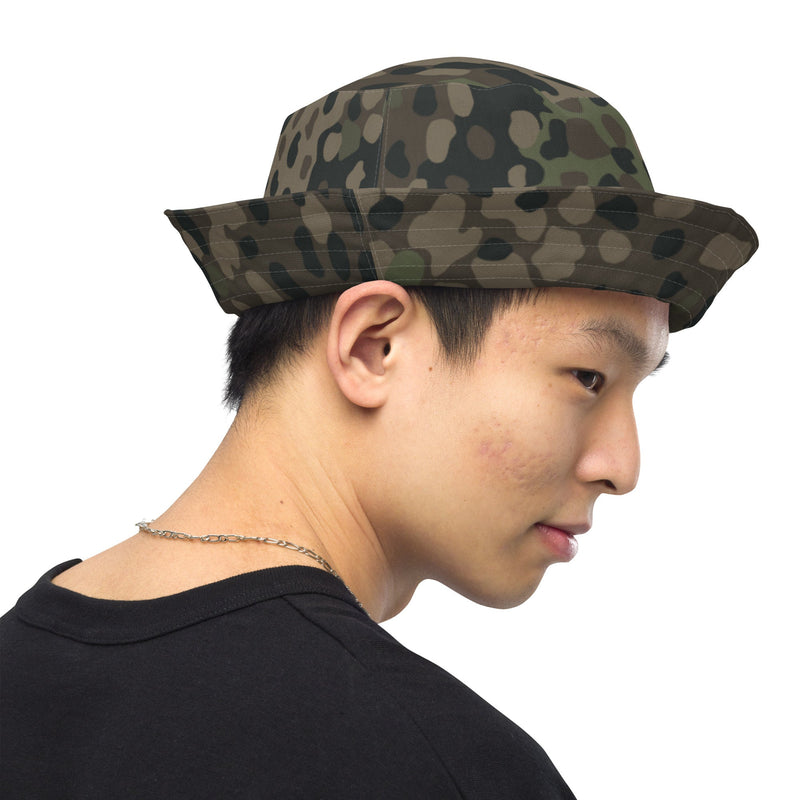 Pea Dot Erbsenmuster Pattern 44 CAMO Reversible Bucket Hat