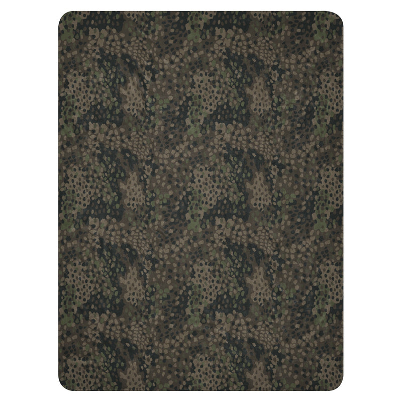 Pea Dot Erbsenmuster Pattern 44 CAMO Sherpa Blanket