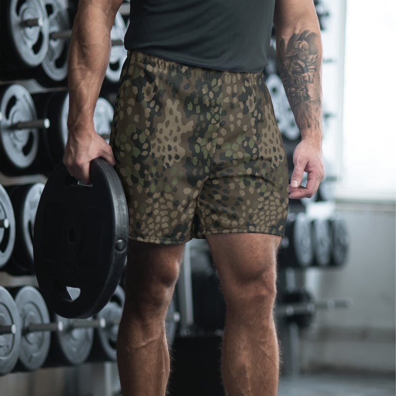 Pea Dot Erbsenmuster Pattern 44 CAMO Unisex Athletic Long Shorts - 2XS