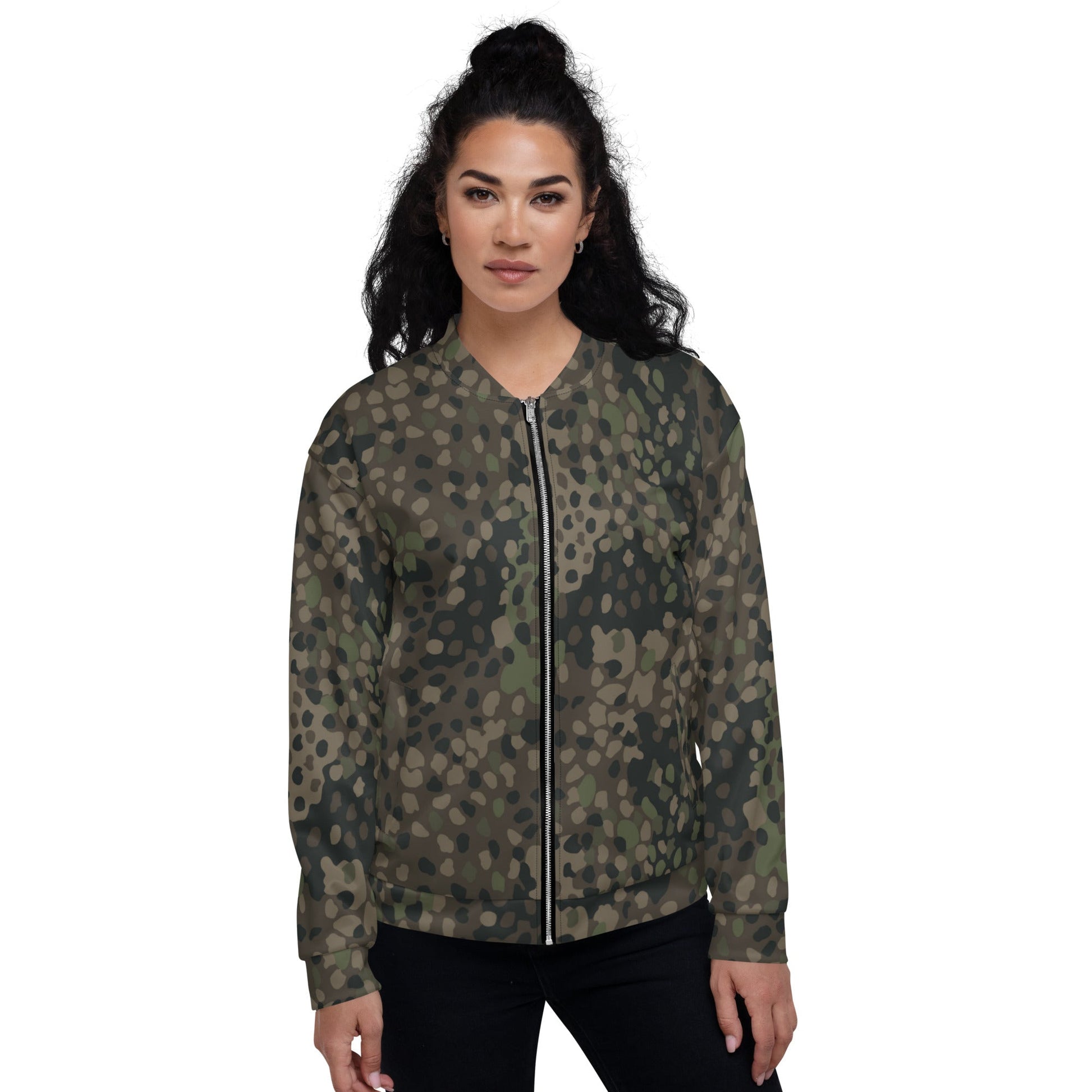 German Pea Dot Erbsenmuster Pattern 44 CAMO Unisex Bomber Jacket - Jackets
