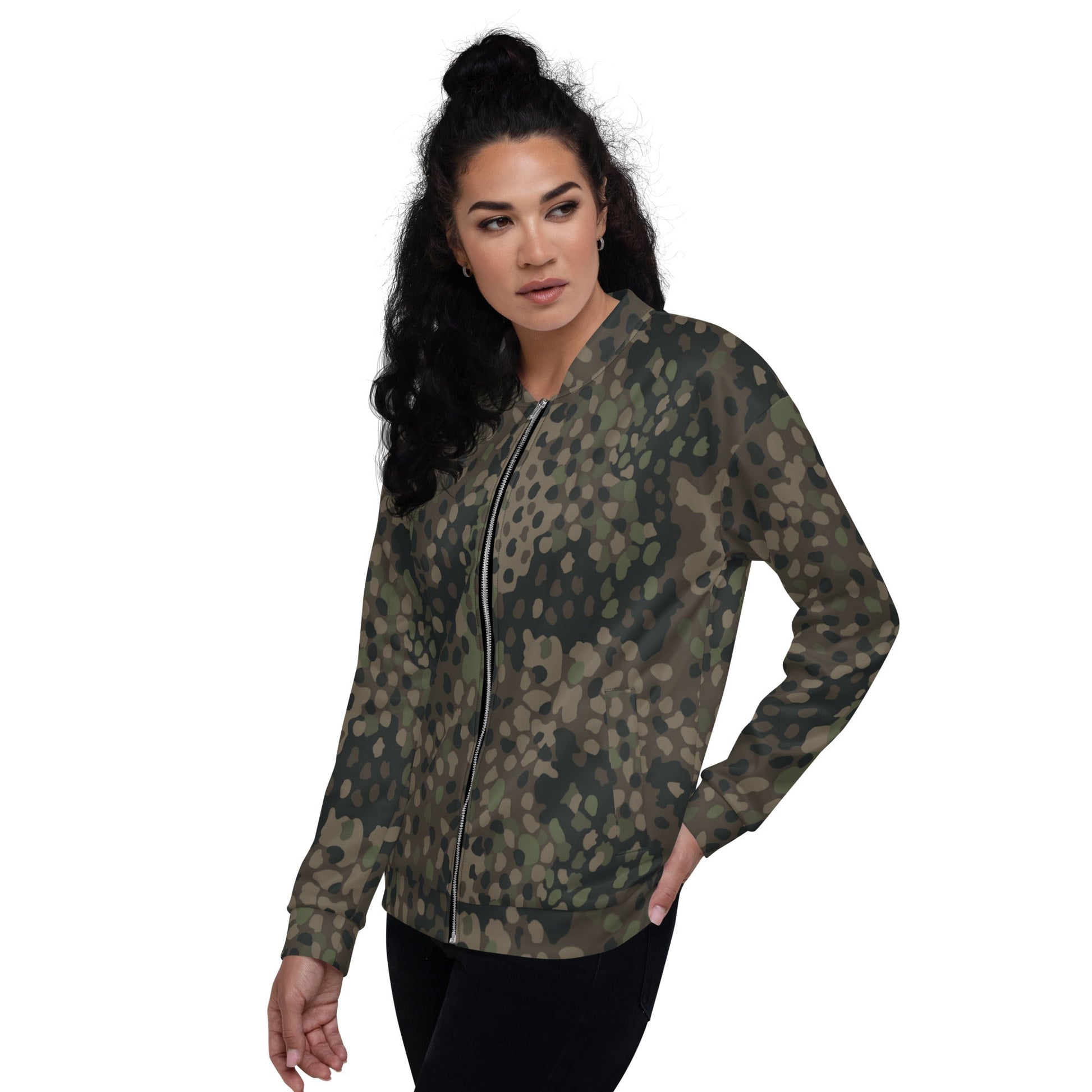 German Pea Dot Erbsenmuster Pattern 44 CAMO Unisex Bomber Jacket - Jackets