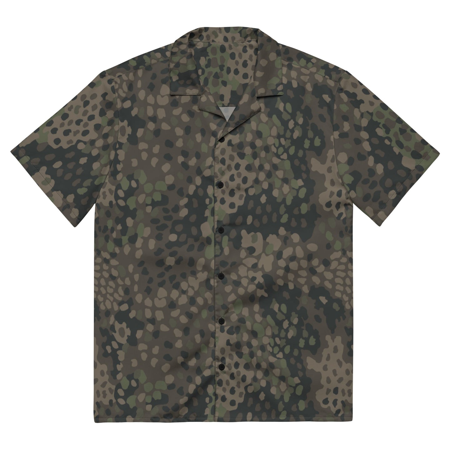German Pea Dot Erbsenmuster Pattern 44 CAMO Unisex button shirt - 2XS - Button Shirts