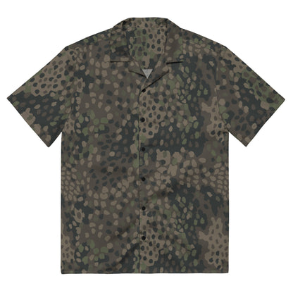 German Pea Dot Erbsenmuster Pattern 44 CAMO Unisex button shirt - 2XS - Button Shirts
