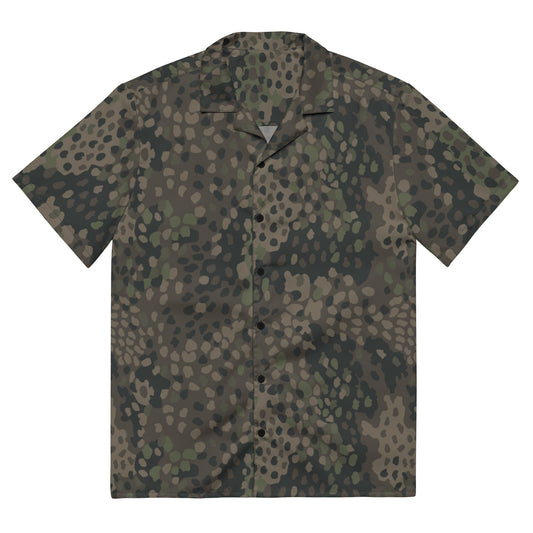 German Pea Dot Erbsenmuster Pattern 44 CAMO Unisex button shirt - 2XS - Button Shirts